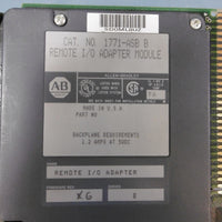 Allen Bradley 1771ASB B Remote I/O Adapter Module Series B REV G