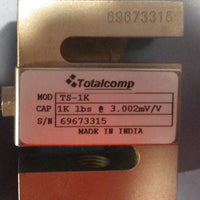 Totalcomp TS1K Load Cell 1K lbs at 3.002mV/V Max 93028