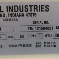 Marvel 15AF0001 Under Counter Laboratory Freezer 1.5 cu Ft Capacity 20 Deg