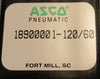 Asco Pneumatic 18900001-120/60 Solenoid Valve Plug lot of 4