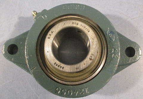 Dodge 124055 2Bolt Flange Mount Bearing 17/16" Bore SCM17/16