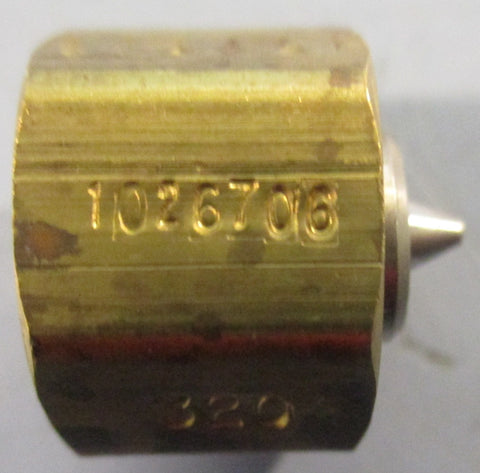 Nordson 1026706 Glue Nozzle 0.02" Dia 0.075" Engagement Length Lot of 2