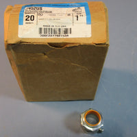 19 Crouse Hinds 1452US EMT Set Screw Type Connector 1" Zinc Plated Steel NIB