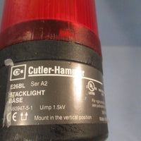 Cutler Hammer Series A2 Stacklight Base/Tower (Red, Orange, Green, Yellow) E26BL