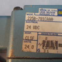 MAC 225B781CAAA Solenoid Valve 24 VDC 2 Wire Connection