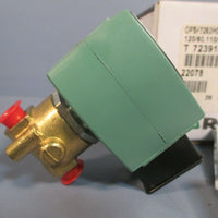 ASCO RED HAT 1/8 SOLENOID VALVE SERIAL #T723916 OPSF826H002