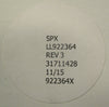 SPX LL922364 Pump Seal Rev 3 922364X 2-7/8" ID 3-1/4" OD 7/16" W
