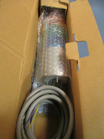 Patlite LED Stack Stack Control Light 24VDC, 4 Colors LR6-402WJBU-RYGB