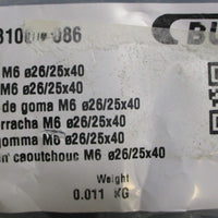 (Lot of 33) Buhler UXN48100086 Rubber Buffer, Bushing M6 26/25x40