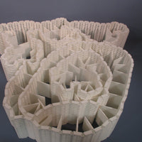 INTRALOX WHITE CONVEYOR BELT, FLUSH GRID POLYPROPYLENE 16FT SERIES 900