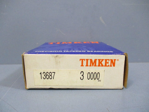 Timken 13687 Tapered Roller Bearing New