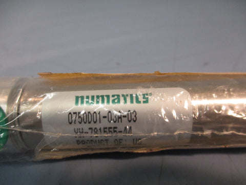 NUMATICS / Aventics 0750D01-03A-03 PNEUMATIC CYLINDER