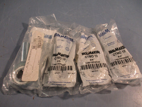 Lot of (4) Sealmaster CTMD 10 5/8" 3-Piece Commercial Rod End Bearing 1461000000