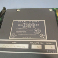 Allen Bradley MiniPLC2/15 Processor/Programmable Controller Series B 1772LV