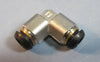 Lot of 5 Parker XEPB10 Prestolok Nickel Plated Brass Elbow Push Fittings NWOB