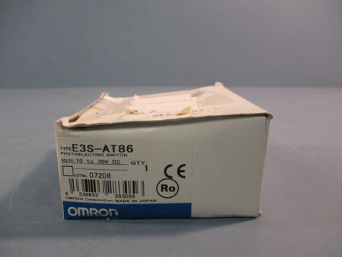 Omron E3SAT86 Photoelectric Proximity Switch 10 to 30vdc 4Pin