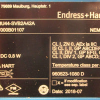 Endress Hauser FMU44-SVB2A42A Prosonic M Ultrasonic Level Transmitter 14-30 VDC