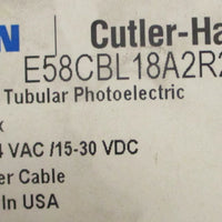 (Lot of 2) Eaton Cutler Hammer E58CBL18A2R2 Photoelectric Sensor