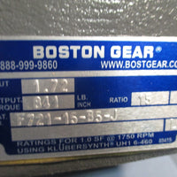 Boston Gear GEAR REDUCER 15:1 Cat# F72115B5J