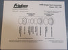 Fristam Pumps 1802601253 Seal Kit 758 Single Seal Kit C/C/FFKM