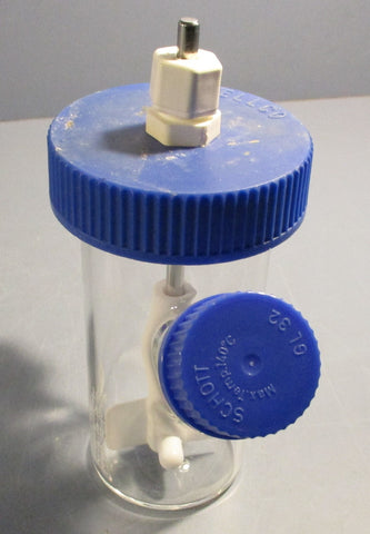 Bellco glass 100 mL 2-Neck Micro Carrier Spinner Flask GL32 Cap