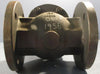 Stockham G623-I Bronze Gate Valve 2-11/16" Bore 125 Flange 200WOG