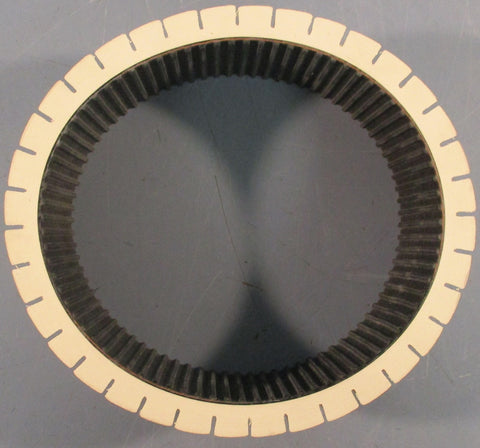 Unbranded Grooved Gum Feed Belt Rubber 6" Outer Dia 5" Inner Dia 2" Width