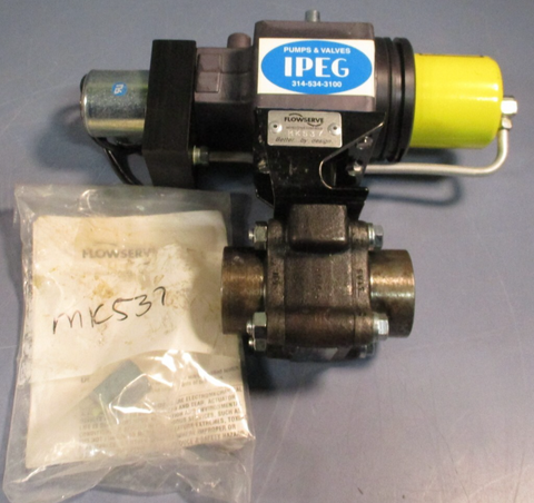 Flow Serve MK537 Pneumatic Valve & Actuator Combination Assembly 1-4446RTSE R2