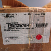 Winsmith E26MDSA5Y270FA E26MDSA 40 DLR 56C BUSH 1.69 Worm Gear Reducer