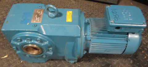 Sew Eurodrive KA86DT100L4 Gearmotor 27/16" Bore 5HP 1680RPM TEFC
