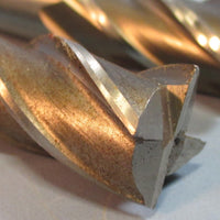 Lot 2 Putnam 3/4" Cobalt Roughly 1.75" LOC, 4 Flute Double End Mill Used