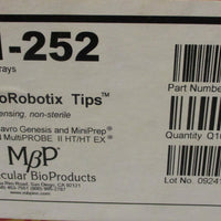 MBP Molecular BioProducts 901252 BioRobotix Pipette Tips 20 uL, 10 Trays of 96