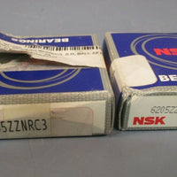 NSK BALL BEARING (Lot of 2) 6205ZZNRC3