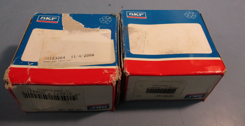 LOT OF (2) SKF YAT 207-107 INSERT BEARING, MOUNTED