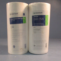Pentair Pentek DGD 7525 Dual Gradient Polypropylene Filter Cartridge Lot of 2