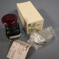 AllenBradley illuminated Push Button Red Lens Ser. F 800HQRMH24RA1