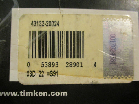 Timken 43132 Roller Bearing Cone 43132-20024 1-5/16" ID 0.9478" W Lot of 2
