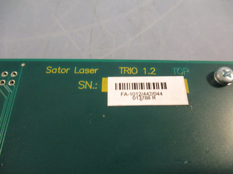 Sator Laser Ultra Mark UMK 3.21 Circuit Board w/ Trio 1.2 PC Board