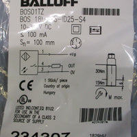 Balluff 18MPSID25S4 Photoelectric Sensor BOS01TZ 1030VDC Sn=100mm