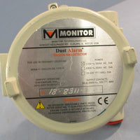 Monitor Technologies 1883111 Dust Alarm Broken Bag Detector 115VAC Power