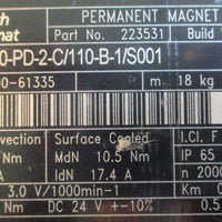 Rexroth Indramat MAC090B-0-PD-2-C/110-B-1/S001 Permanent Magnet Motor