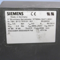 Siemens 3~Brushless Servo Motor 1FT6064-1AH71-3EG1 Used