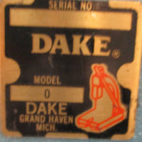 Dake 901005 No. 0 Arbor Press 1-1/2 Ton 4-1/2" Throat Model 0