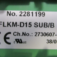 (Lot of 4)Phoenix Contact FLKMD15 SUB/B Varioface Module 2281199 Typ UMKSE