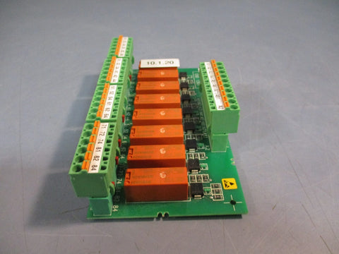 BUHLER EBD# 1307 PRINTED CIRCUIT RELAY BOARD EKP84050820/ EKP4043801