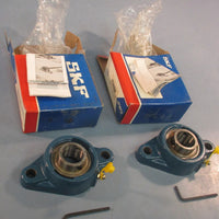 SKF FYT1.RM 2Bolt Flange Bearing 1" Bore 23/4" Width Lot of 2