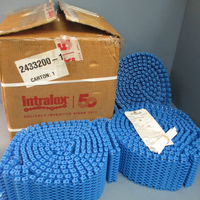 Intralox 79605 Ser 2400 Flush Grid Polypropylene Blue Belt 6"W x 60.1FT 56140628