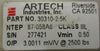 Artech Industries 30310-2.5K Weighing Scale Load Cell 2500 Lb 0.50 Vmin
