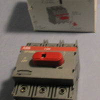ABB 0T100E3 Load Break Switch 3 phase 600 Vac 100A 1SCA022398R4400