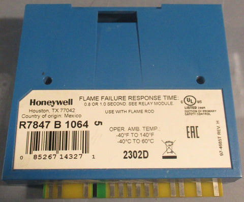 Honeywell R7847B1064 Dynamic Ampli-Check Rectification Flame Amplifier